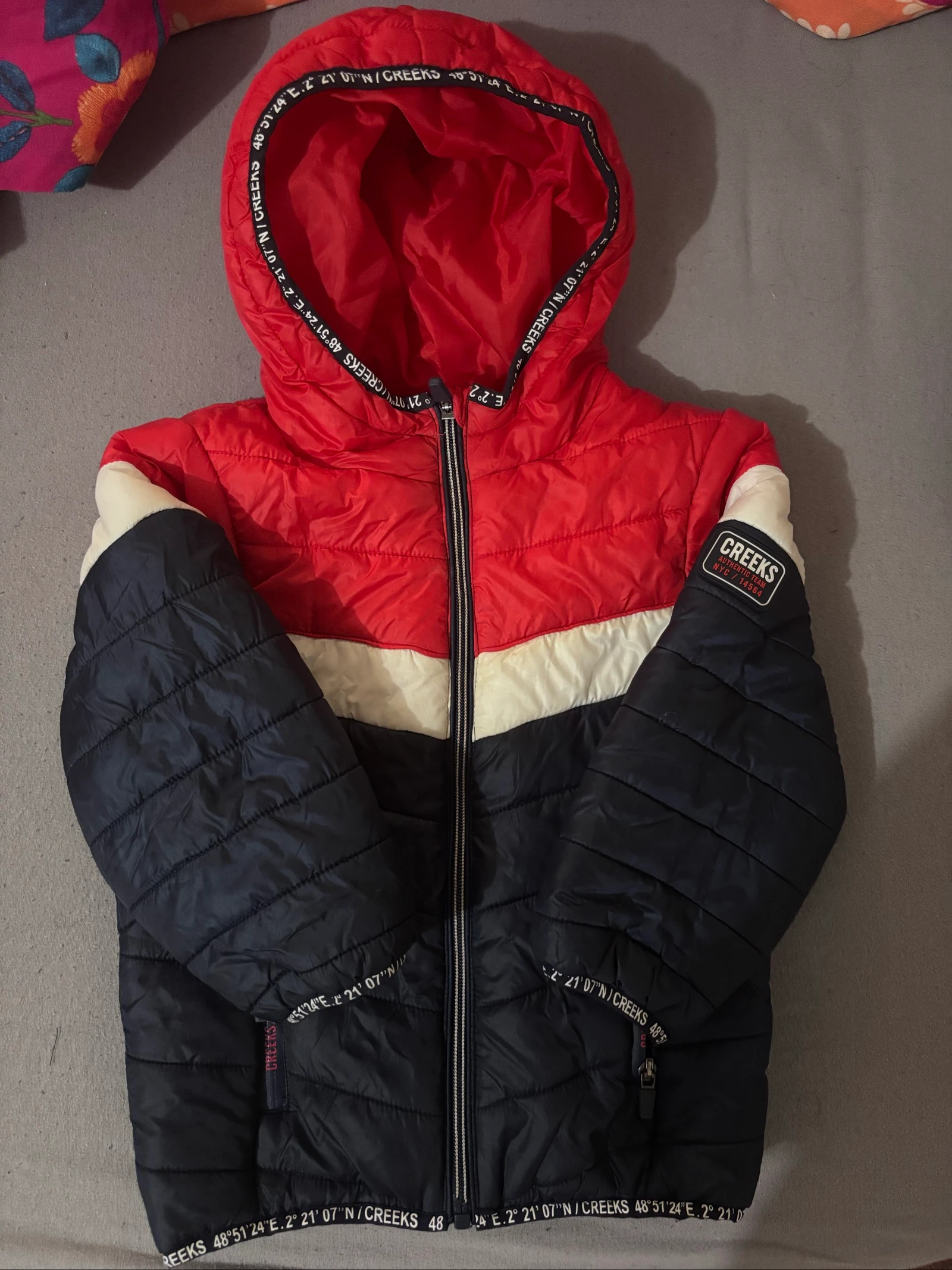 Doudoune enfant creeks taille 4 ans 
